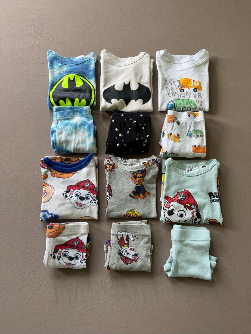 Toddler Boys Cotton Pajama Set Bundle
